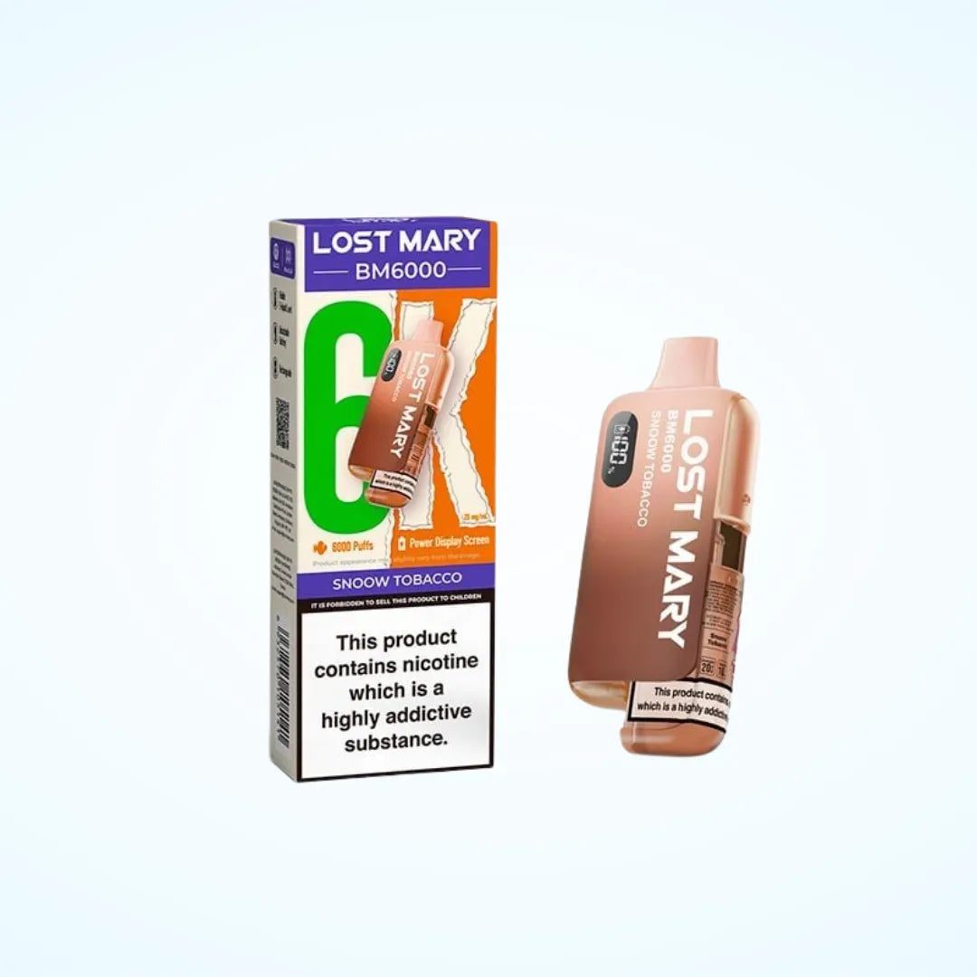 Snow Tobacco Lost Mary BM6000 Refill Pack Pod