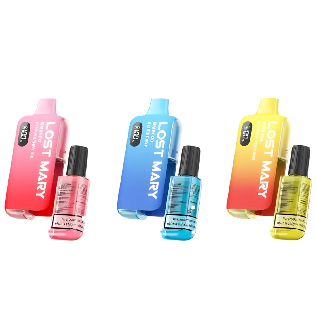 Box of 5 Lost Mary BM6000 Puffs Prefilled Vape Kit
