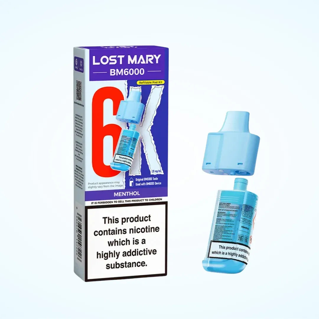 Menthol Lost Mary BM6000 Refill Pack Pod