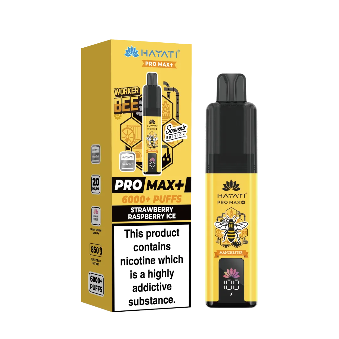 Box of 10 Hayati Pro Max+ 6K Puffs Souvenir Edition