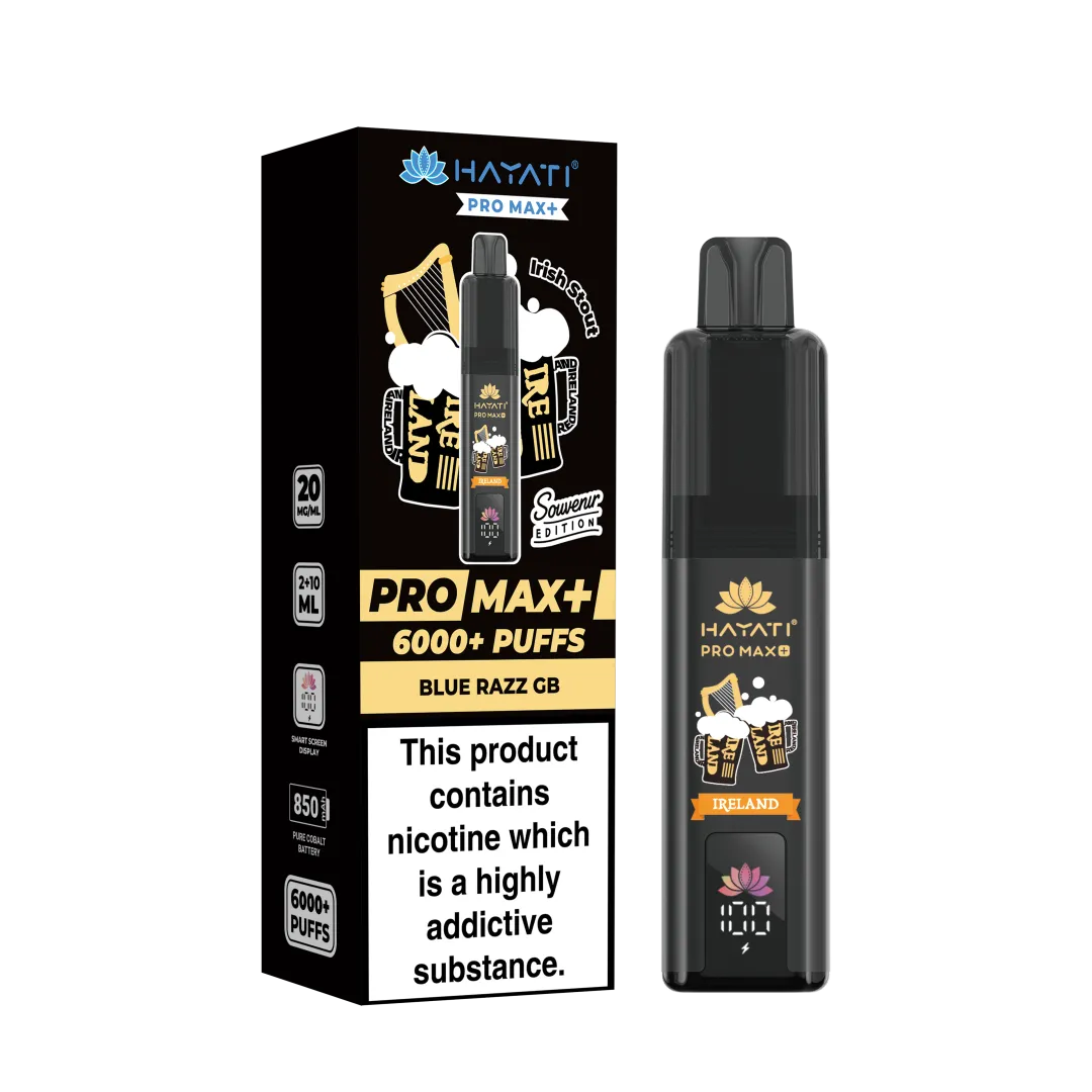 Box of 10 Hayati Pro Max+ 6K Puffs Souvenir Edition