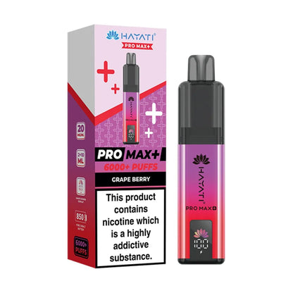 Box of 5 Hayati Pro Max Plus 6000 Puffs Prefilled Vape Kit