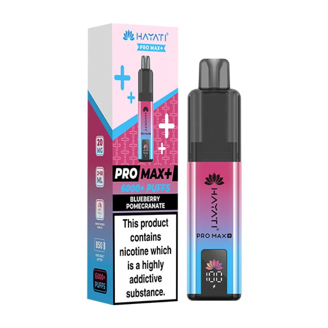 Box of 5 Hayati Pro Max Plus 6000 Puffs Prefilled Vape Kit
