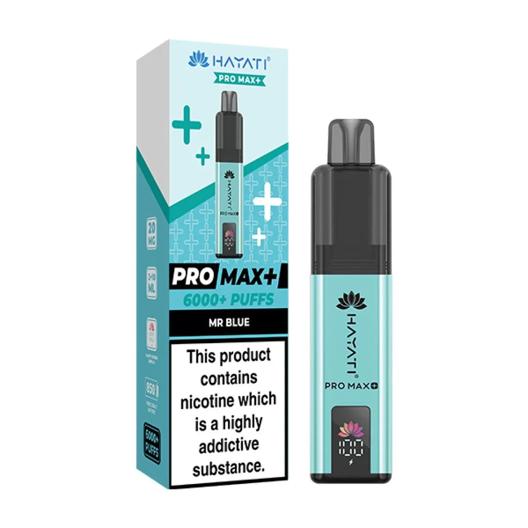 Box of 5 Hayati Pro Max Plus 6000 Puffs Prefilled Vape Kit