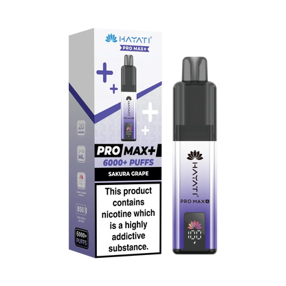 Box of 5 Hayati Pro Max Plus 6000 Puffs Prefilled Vape Kit