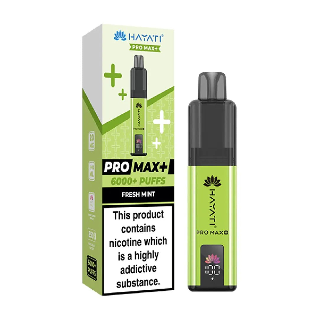 Box of 5 Hayati Pro Max Plus 6000 Puffs Prefilled Vape Kit
