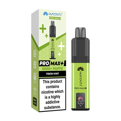 Box of 5 Hayati Pro Max Plus 6000 Puffs Prefilled Vape Kit