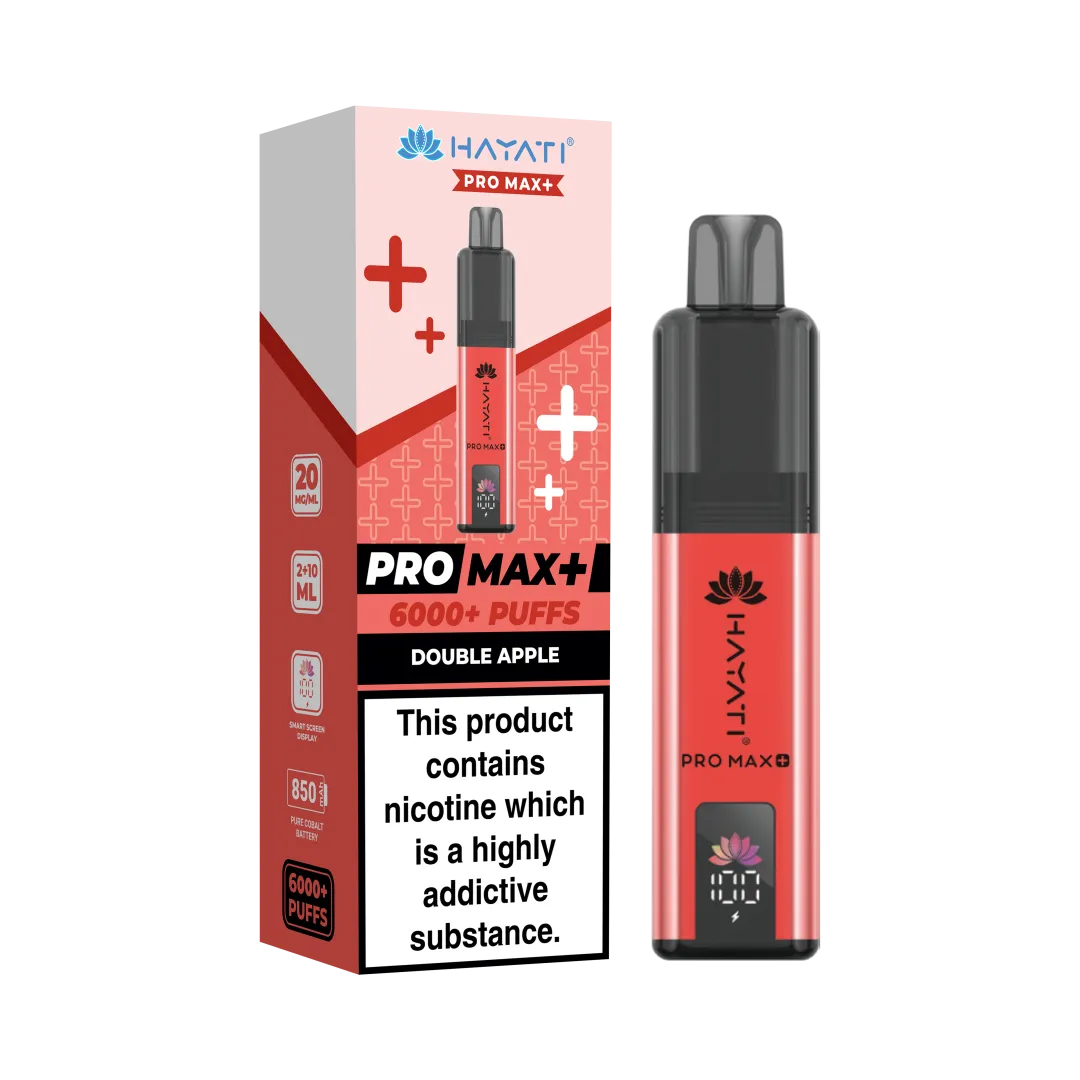 Box of 5 Hayati Pro Max Plus 6000 Puffs Prefilled Vape Kit