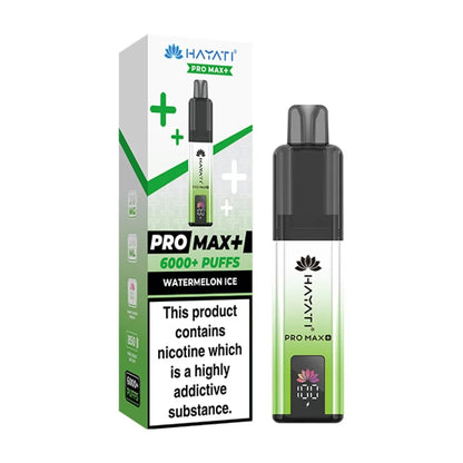 Box of 5 Hayati Pro Max Plus 6000 Puffs Prefilled Vape Kit