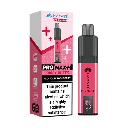 Box of 5 Hayati Pro Max Plus 6000 Puffs Prefilled Vape Kit