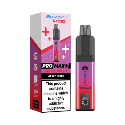 Box of 5 Hayati Pro Max Plus 6000 Puffs Prefilled Vape Kit
