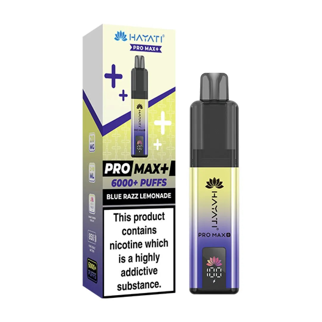 Box of 5 Hayati Pro Max Plus 6000 Puffs Prefilled Vape Kit