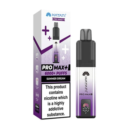 Box of 5 Hayati Pro Max Plus 6000 Puffs Prefilled Vape Kit