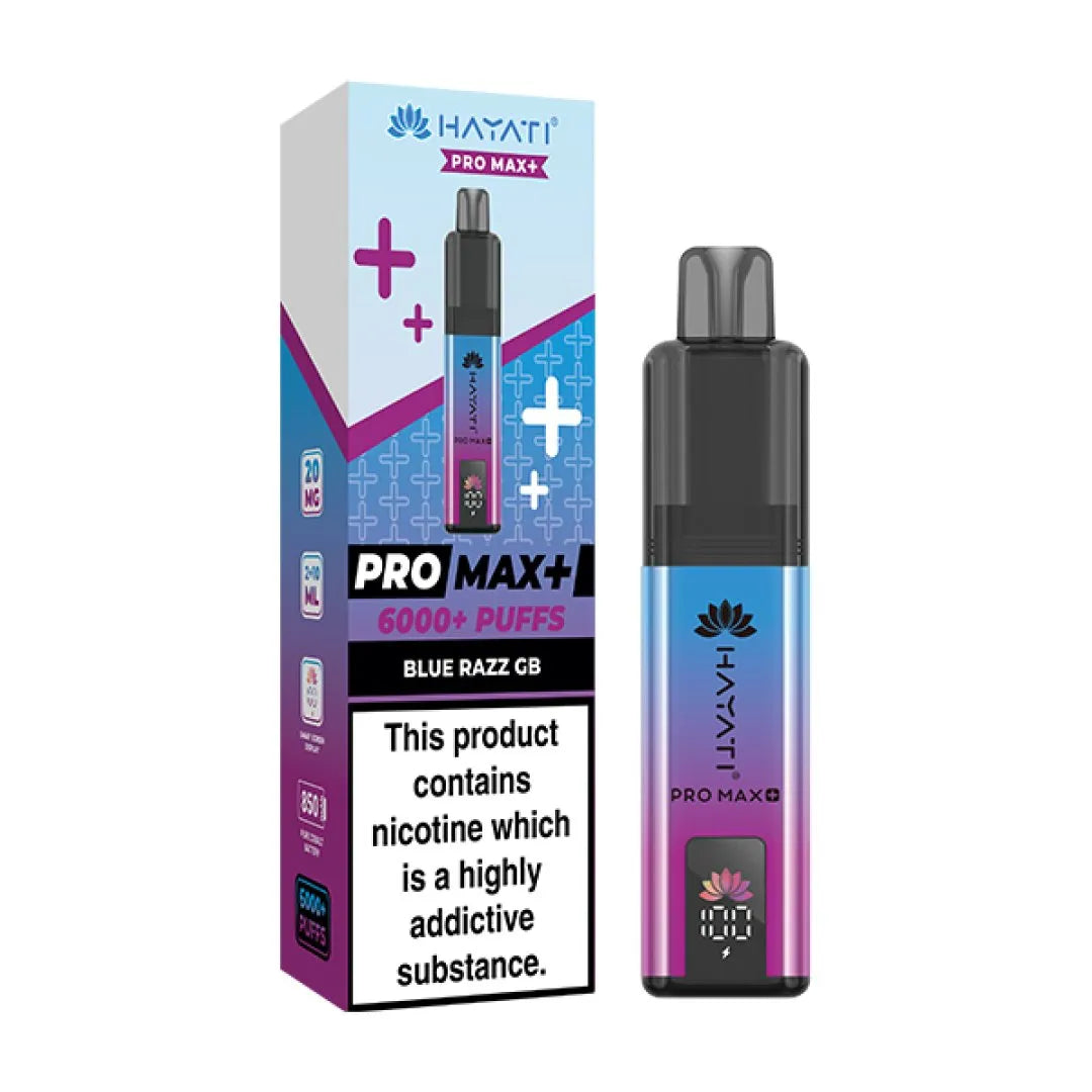 Box of 5 Hayati Pro Max Plus 6000 Puffs Prefilled Vape Kit