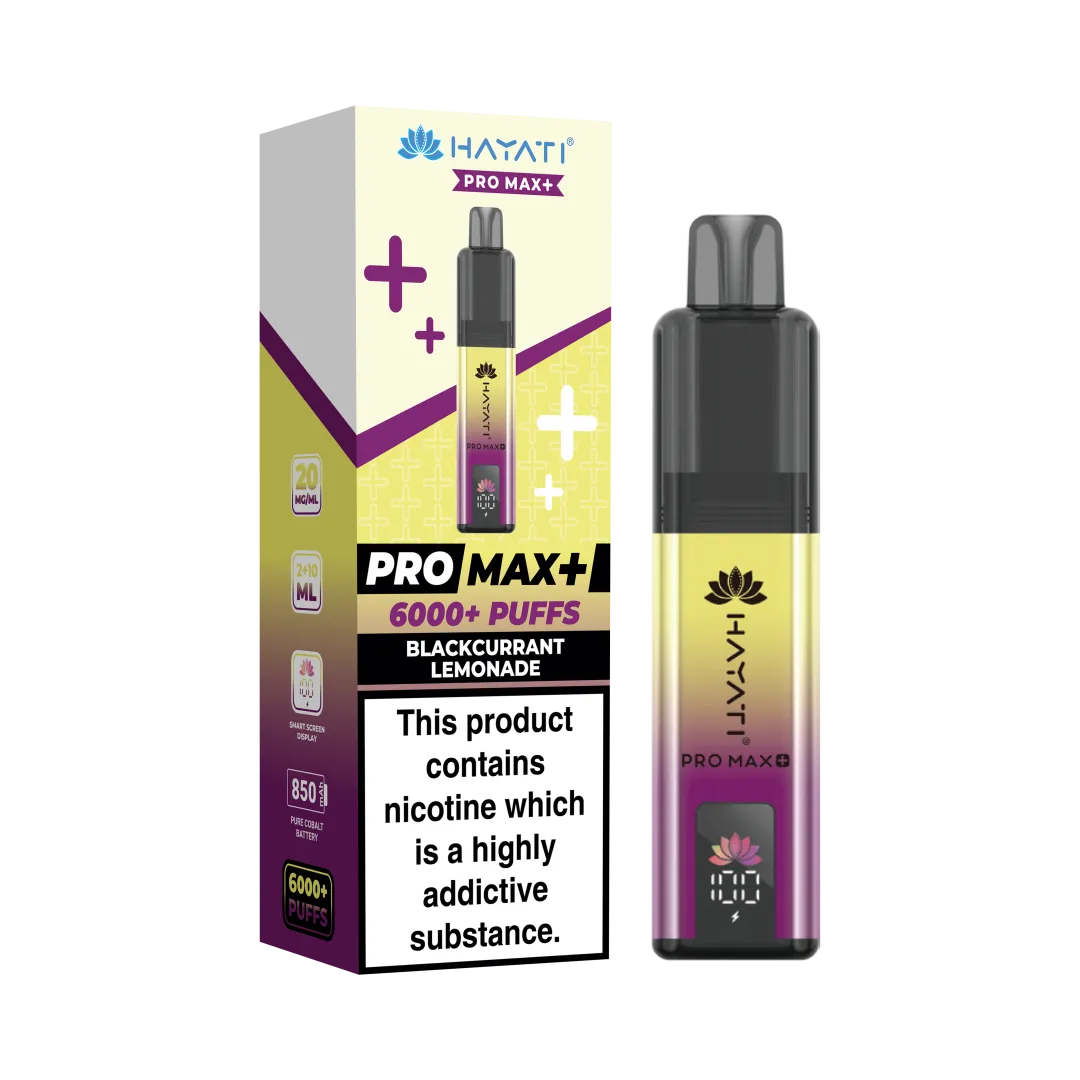 Box of 5 Hayati Pro Max Plus 6000 Puffs Prefilled Vape Kit