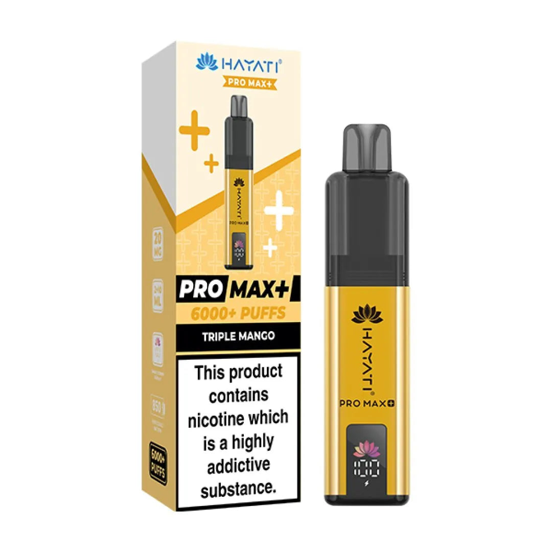 Box of 5 Hayati Pro Max Plus 6000 Puffs Prefilled Vape Kit