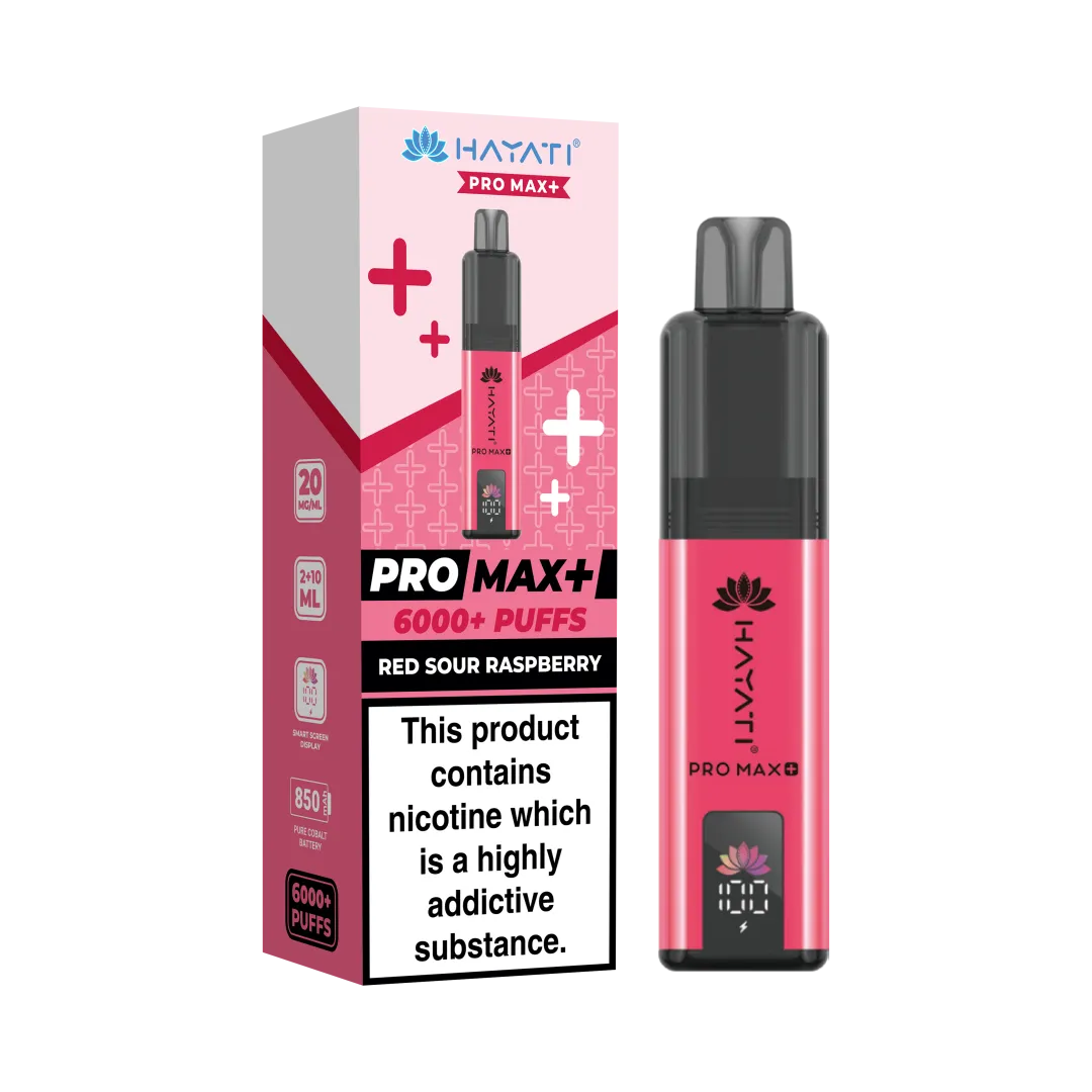 Box of 5 Hayati Pro Max Plus 6000 Puffs Prefilled Vape Kit