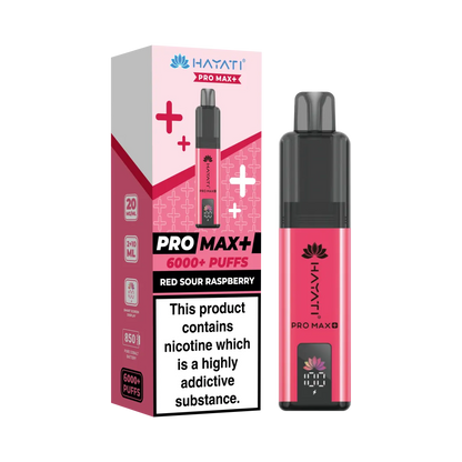 Box of 5 Hayati Pro Max Plus 6000 Puffs Prefilled Vape Kit