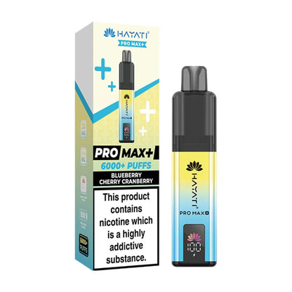 Box of 5 Hayati Pro Max Plus 6000 Puffs Prefilled Vape Kit