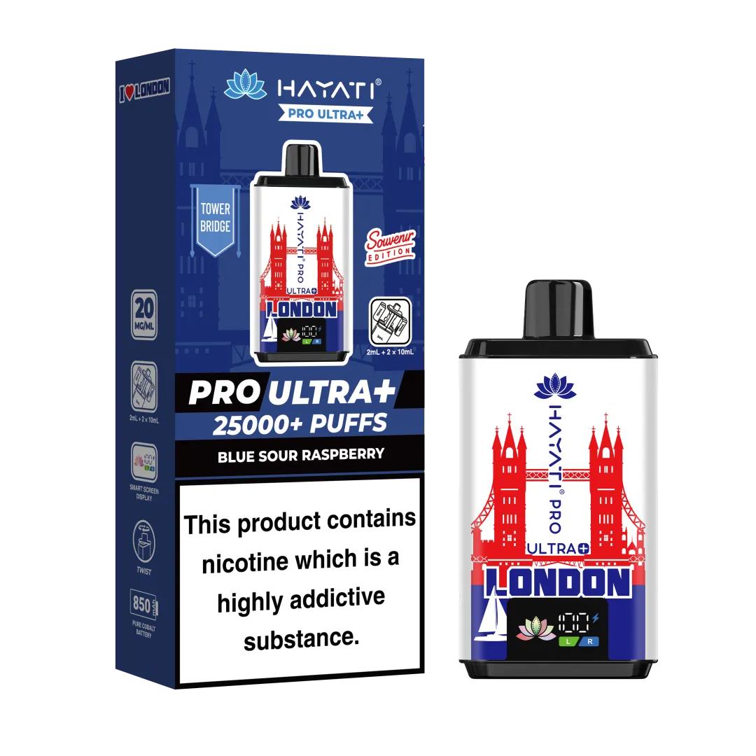 Box of 5 Hayati Pro Ultra+ 25K Puffs Souvenir Edition Kit