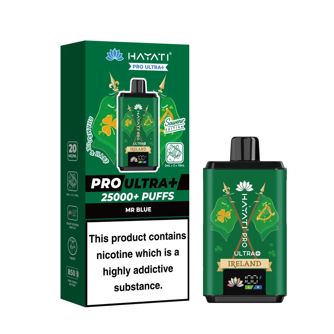 Box of 5 Hayati Pro Ultra+ 25K Puffs Souvenir Edition Kit