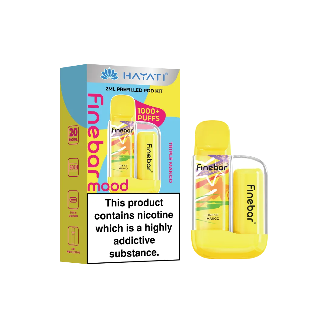 Hayati Finebar Mood 1000 Puffs Pod Kit