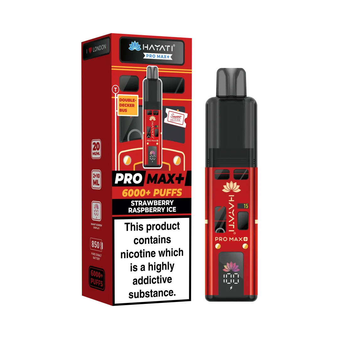 Box of 5 Hayati Pro Max+ 6K Puffs Souvenir Edition Kit