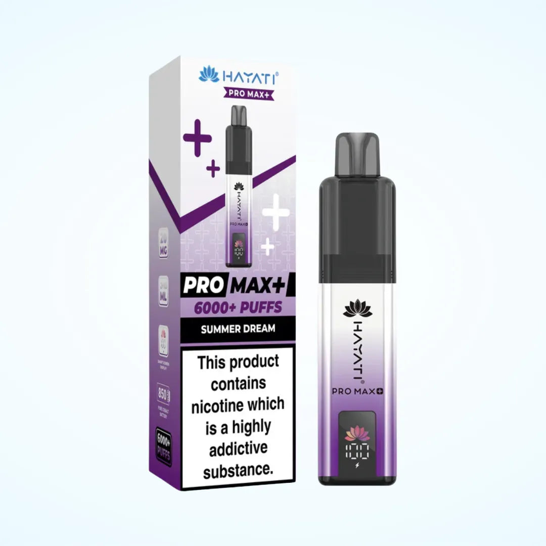 Hayati Pro Max Plus 6000 Puffs Prefilled Vape Kit |  Buy Any 3