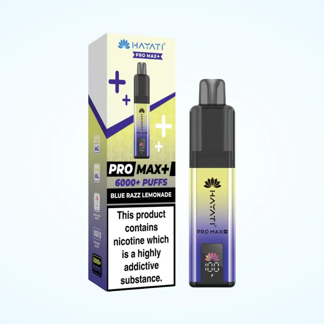 Hayati Pro Max Plus 6000 Puffs Prefilled Vape Kit |  Buy Any 3