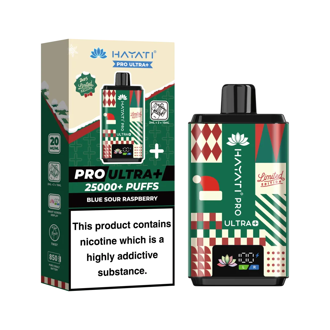 Hayati Pro Ultra+ 25000 Puffs Kit | Christmas Edition