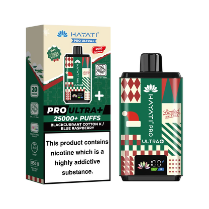 Hayati Pro Ultra+ 25000 Puffs Kit | Christmas Edition