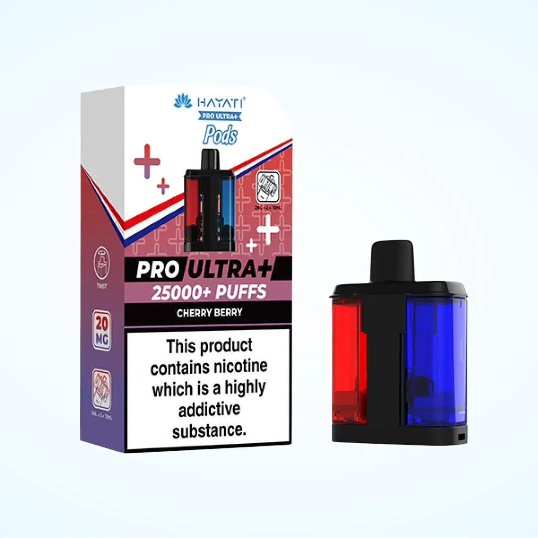 Box of 10 Hayati Pro Ultra Plus 25K Prefilled Refill Pods