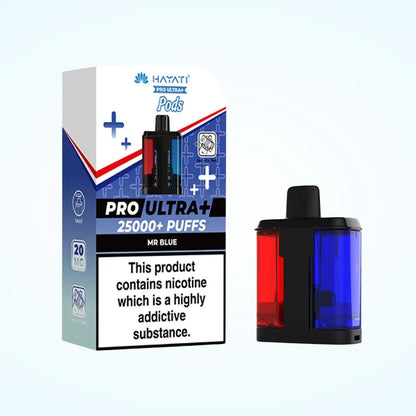 Box of 10 Hayati Pro Ultra Plus 25K Prefilled Refill Pods