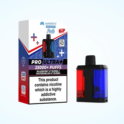 Box of 10 Hayati Pro Ultra Plus 25K Prefilled Refill Pods