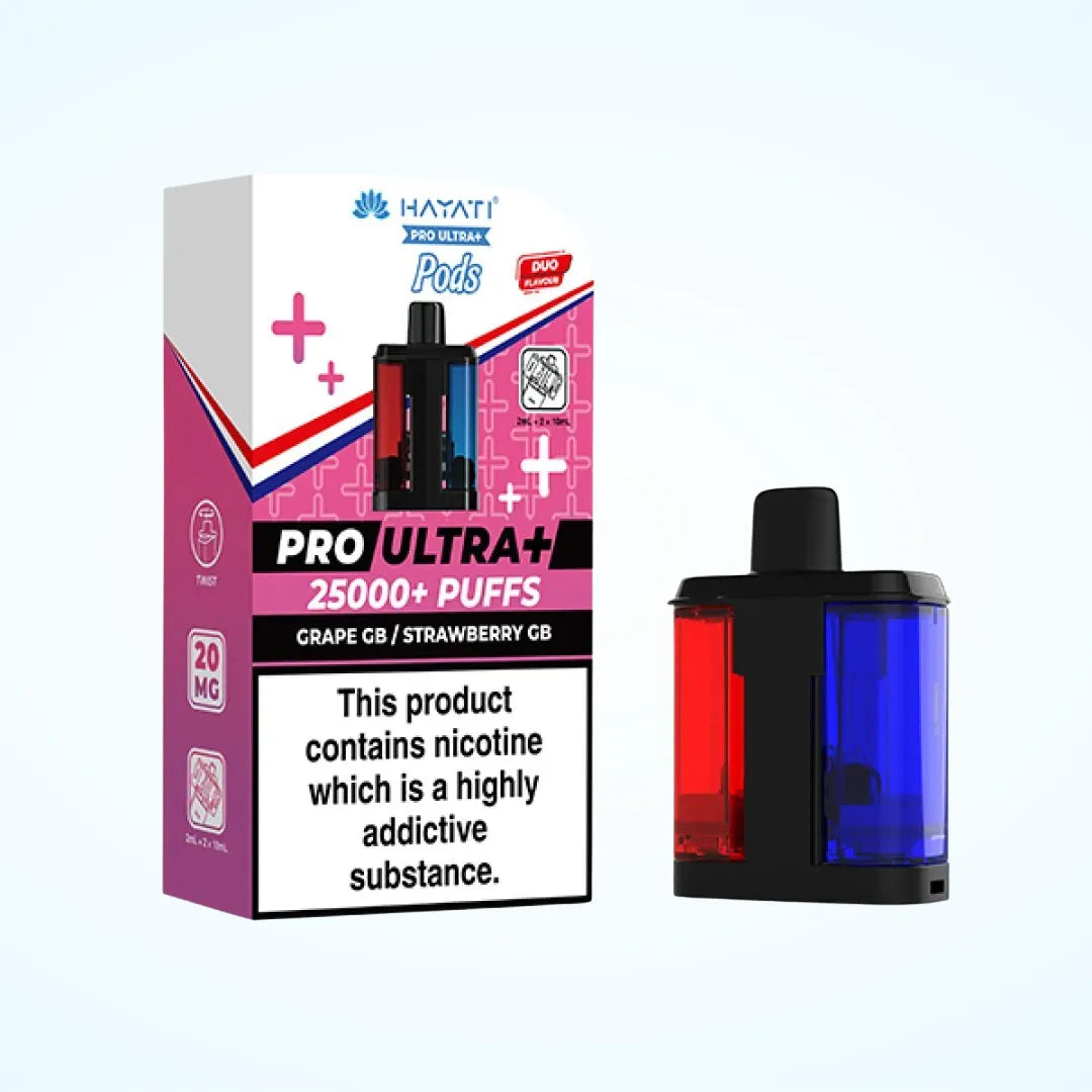Box of 10 Hayati Pro Ultra Plus 25K Prefilled Refill Pods