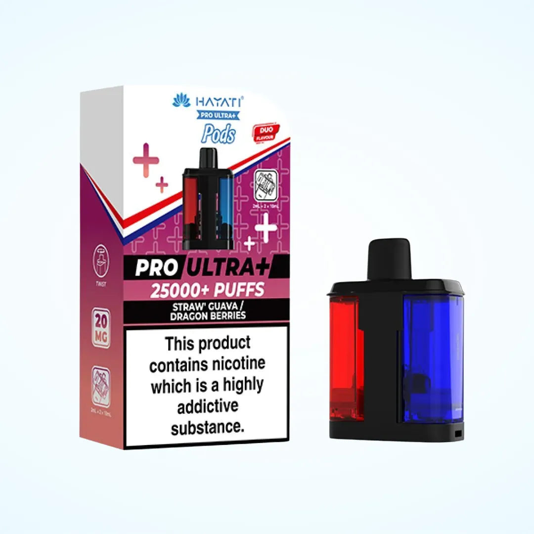 Box of 10 Hayati Pro Ultra Plus 25K Prefilled Refill Pods