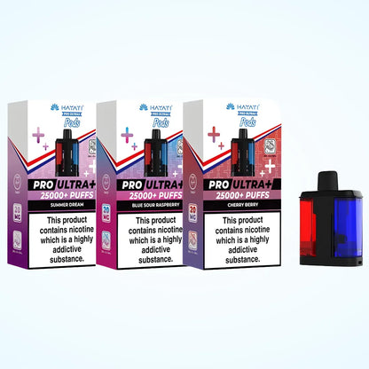 Box of 10 Hayati Pro Ultra Plus 25K Prefilled Refill Pods
