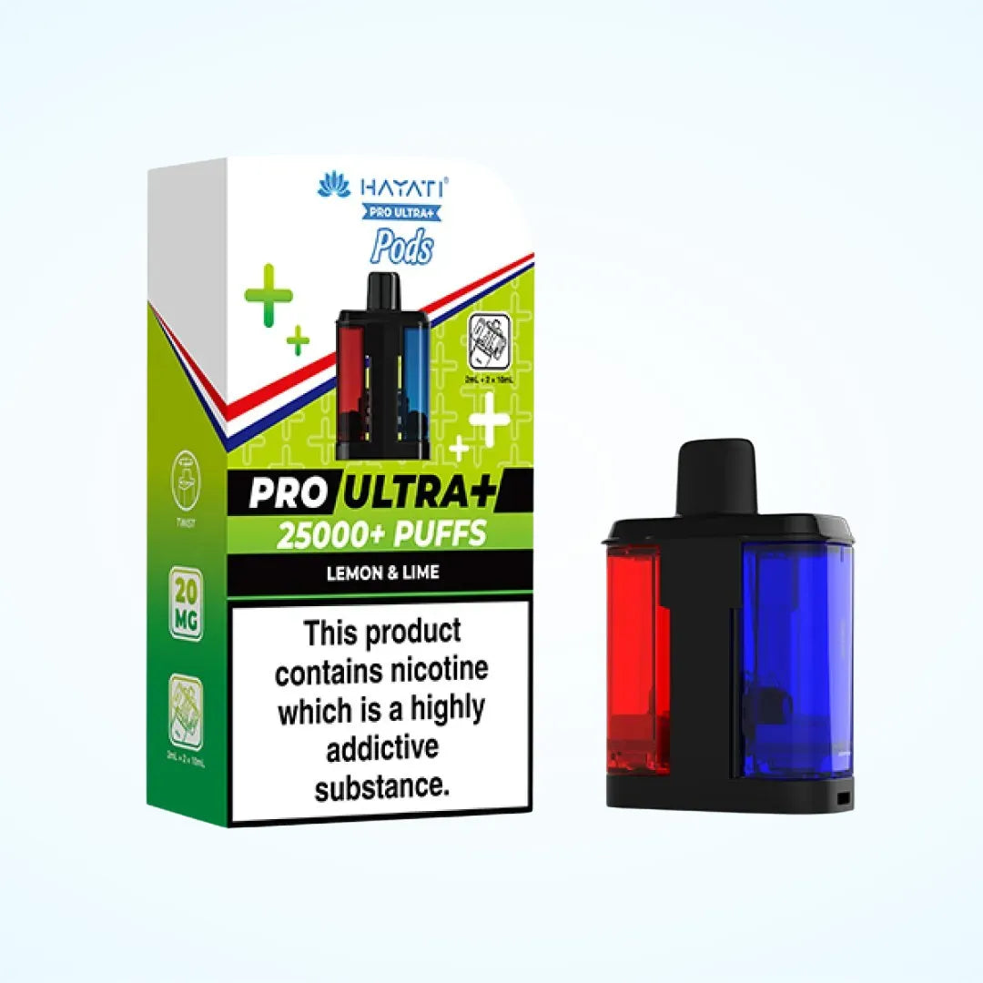 Box of 10 Hayati Pro Ultra Plus 25K Prefilled Refill Pods