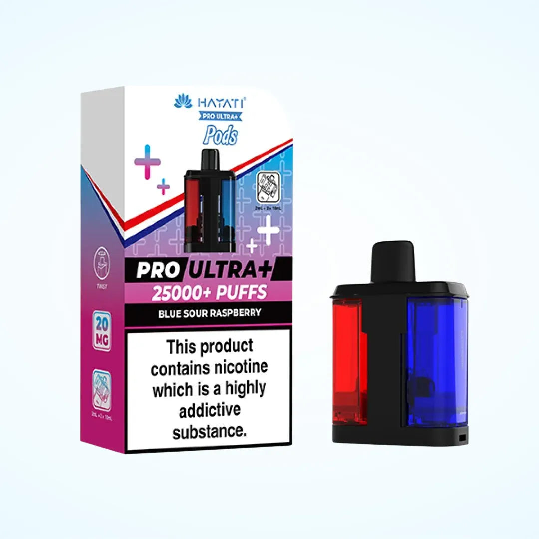 Box of 10 Hayati Pro Ultra Plus 25K Prefilled Refill Pods