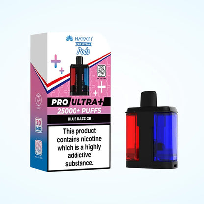 Box of 10 Hayati Pro Ultra Plus 25K Prefilled Refill Pods