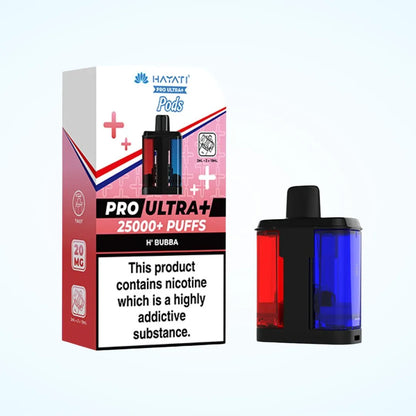 Box of 10 Hayati Pro Ultra Plus 25K Prefilled Refill Pods