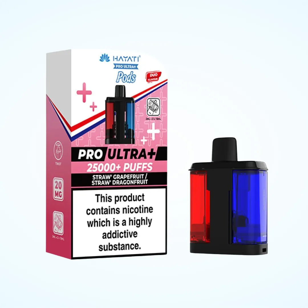 Box of 10 Hayati Pro Ultra Plus 25K Prefilled Refill Pods