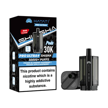 Box of 5 Hayati Pro Ultra+ Shisha 30K Refill Pods